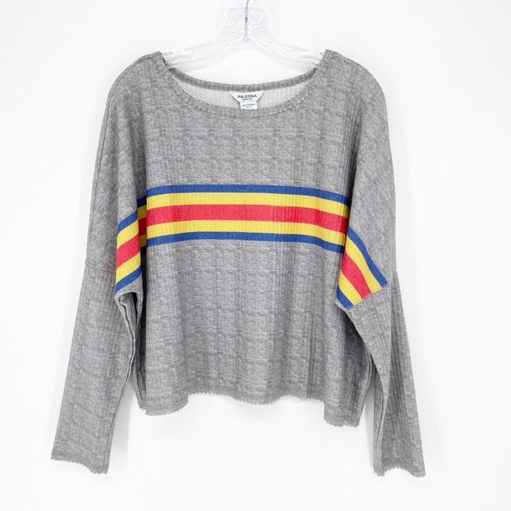 Arizona Jean Company Stripe Crop Top Size XL